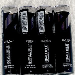 COPY - LORÉAL PARiS
INFALLIBLE LONG-WEAR SHAPING STICK FOUNDATION
Shade: 405&407